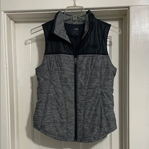 The North Face Women's Black and Gray Vest
